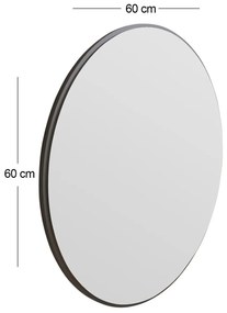 Ozze Black oglindă 60 cm
