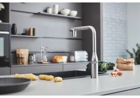 GROHE 31653AP0 - Chiuvetă K700U 457 × 406 mm, piatră/negru
