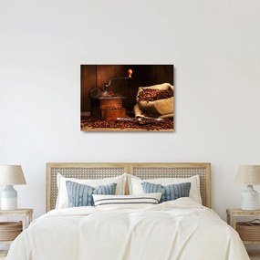 Tablou pe sticlă cu cafea (70x50 cm)