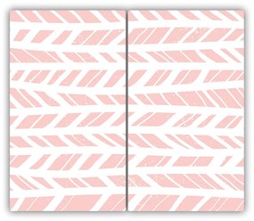 Tocator din sticla herringbone