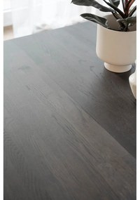 Masă de dining rotundă extensibilă din lemn de stejar ø 120 cm Filippa – Rowico