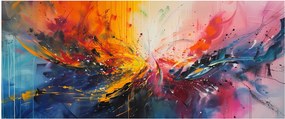 Tablou - Abstracție de culoare (120x50 cm)