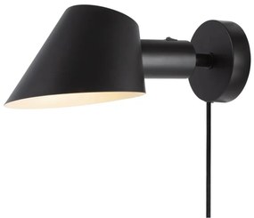 Aplica de perete design modern Stay negru