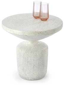 Masuta de cafea Giza alba - H53 cm