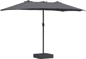 vidaXL Parasol de Grădină Antracit 385 x 209 x 244 cm