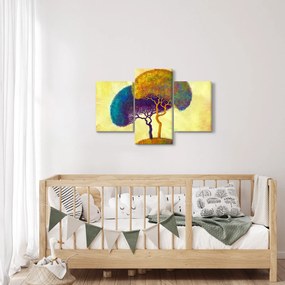 Tablou - Copaci în deal (90x60 cm)