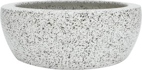 vidaXL Lavoar de blat, gri, rotund, Φ41x14 cm, ceramică