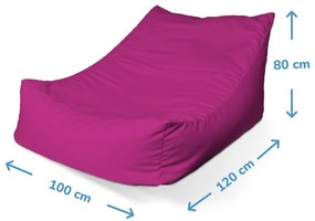 Sac de șezut Lounge stele pe albastru, colorat