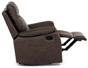 Fotoliu reclinabil 4092 BR3, vintage, maro