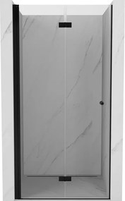 Mexen Mist-F uși de duș pliabile stânga 60 cm, transparent, negre - 8A6-060-000-70-00-L