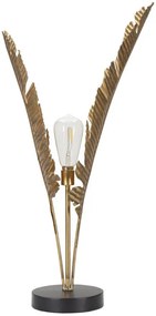 Lampa aurie din polirasina, Soclu E27 Max 40W, ∅ 26 cm, Palm Mauro Ferretti