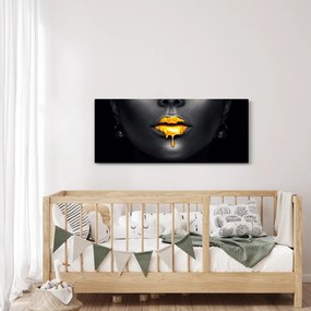 Tablou - Buzele femeii (120x50 cm)