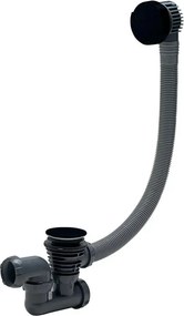 Sifon cu preaplin pentru cada Wirquin cu dop negru mat