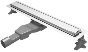 Rigola dus Wirquin Flat Linear, nefaiantabila din inox, culoare crom, lungime 60 cm - 30950219