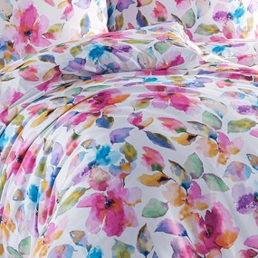 BedTex Lenjerie de pat din satin Vibrance, 160 x 200 cm, 2 x 70 x 80 cm, 160 x 200 cm, 2 buc. 70 x 80 cm