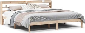 vidaXL Cadru de pat fără saltea, 180x200 cm, lemn masiv pin