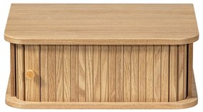 Noptieră în culoare naturală suspendată cu aspect de lemn de pin Jena – WOOOD