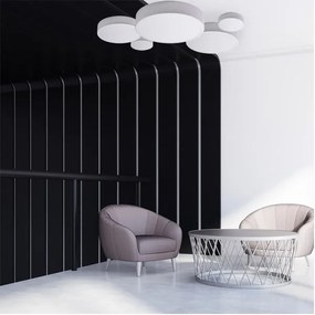 Plafonieră cu senzor CLEO 3xE27/24W/230V d. 40 cm albă