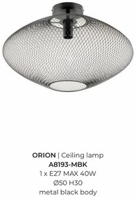 Plafoniera metalica design decorativ ORION 50cm