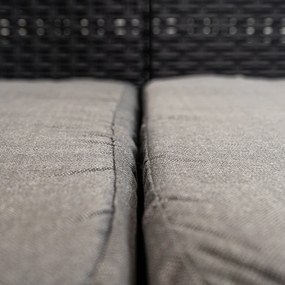 Canapea de grădină Nero cu 2 locuri, grafit