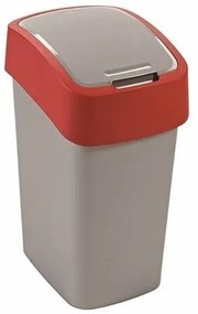 Coș de gunoi Curver FLIP BIN 10 l, roșu, 10 l