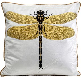 Perna Glitter Dragonfly alb 40x40cm