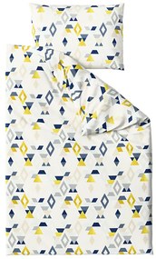 Lenjerie de pat din microfibra GEOMETRICA colorata Dimensiune lenjerie de pat: 70 x 90 cm | 140 x 220 cm