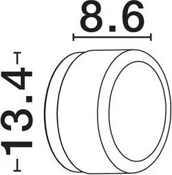 Aplica perete exterior, LED 3000K, Protectie IP65, POLLUX alb