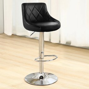 Scaun de bar 2HOME, living, bucatarie, comercial Bistro 3, Negru