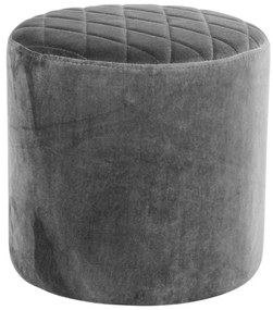 Puf din catifea Bonami Essentials Ejby, gri