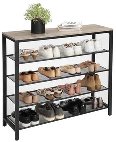 Pantofar DAVOR, gri/negru