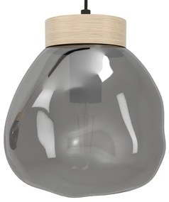 Lustră pe cablu Eglo 390318 MAGACELA 3xE27/40W/230V fumuriu