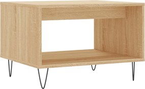 vidaXL Măsuță de cafea, stejar sonoma, 60x50x40 cm, lemn prelucrat