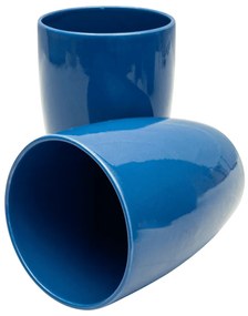Vaza moderna, Cesiro, 15 cm înălțime, Albastru Regal