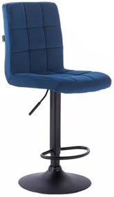 HR7009N Scaun Catifea Bleumarin
