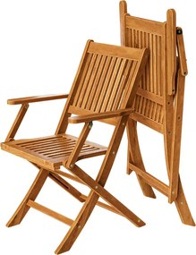 Set de mobilier SYDNEY, 3 piese, lemn natural
