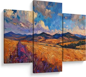 Tablou - Pictură în ulei de peisaj (90x60 cm)