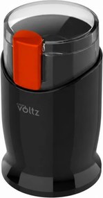 Rasnita elevctrica pentru cafea Oliver Voltz , 150 W, 60 g, Sistem de siguranta, Cutite din otel, Negru