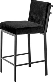 Scaun de bar LUX cu tapiterie din catifea Scott 66cm bronz 110425 HZ