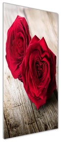 Tablou din Sticlă Trandafiri rosii