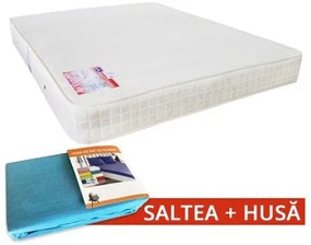 Set Saltea SuperOrtopedica Saltex 1400x2000 + Husa cu elastic
