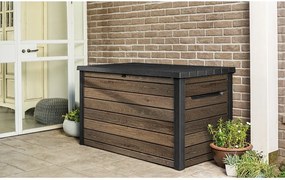 Cutie de depozitare pentru grădină maro din plastic Signature – Keter