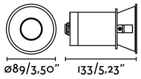 Spot incastrabil modern cu protectie IP65 FRESH alb 02101401