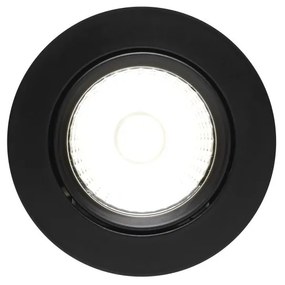 Set de 3 spoturi incastrabile LED dimabil Fremont 3-Kit 4000K negru