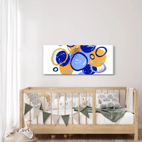 Tablou - Motiv luminos cu cercuri (120x50 cm)