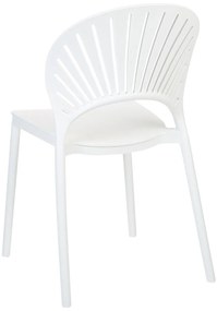 Set 4 buc scaune de sufragerie Ostza (alb). 1081823
