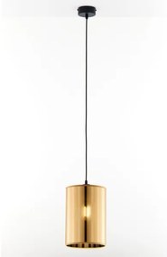 Jupiter 2090 - Lustră CORTINA pe cablu, 1xE27/15W/230V, auriu/negru