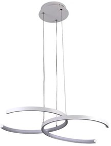 Lustră LED dimabilă pe cablu LED/50W/230V 3000-6500K + telecomandă