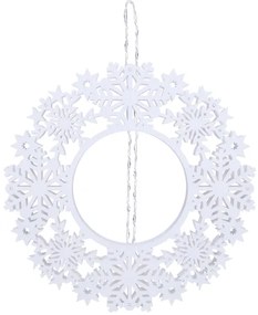 Brilagi - Decorațiune de Crăciun LED/2xAA, coroană de 30 cm