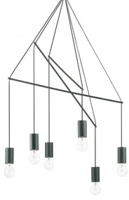 Lustra minimalista stil industrial POP SP6 NERO